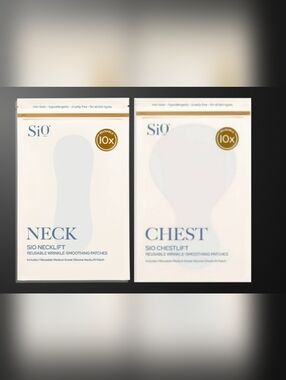 Reusable NECK & CHEST Wrinkle Smoothing Patches 2pc